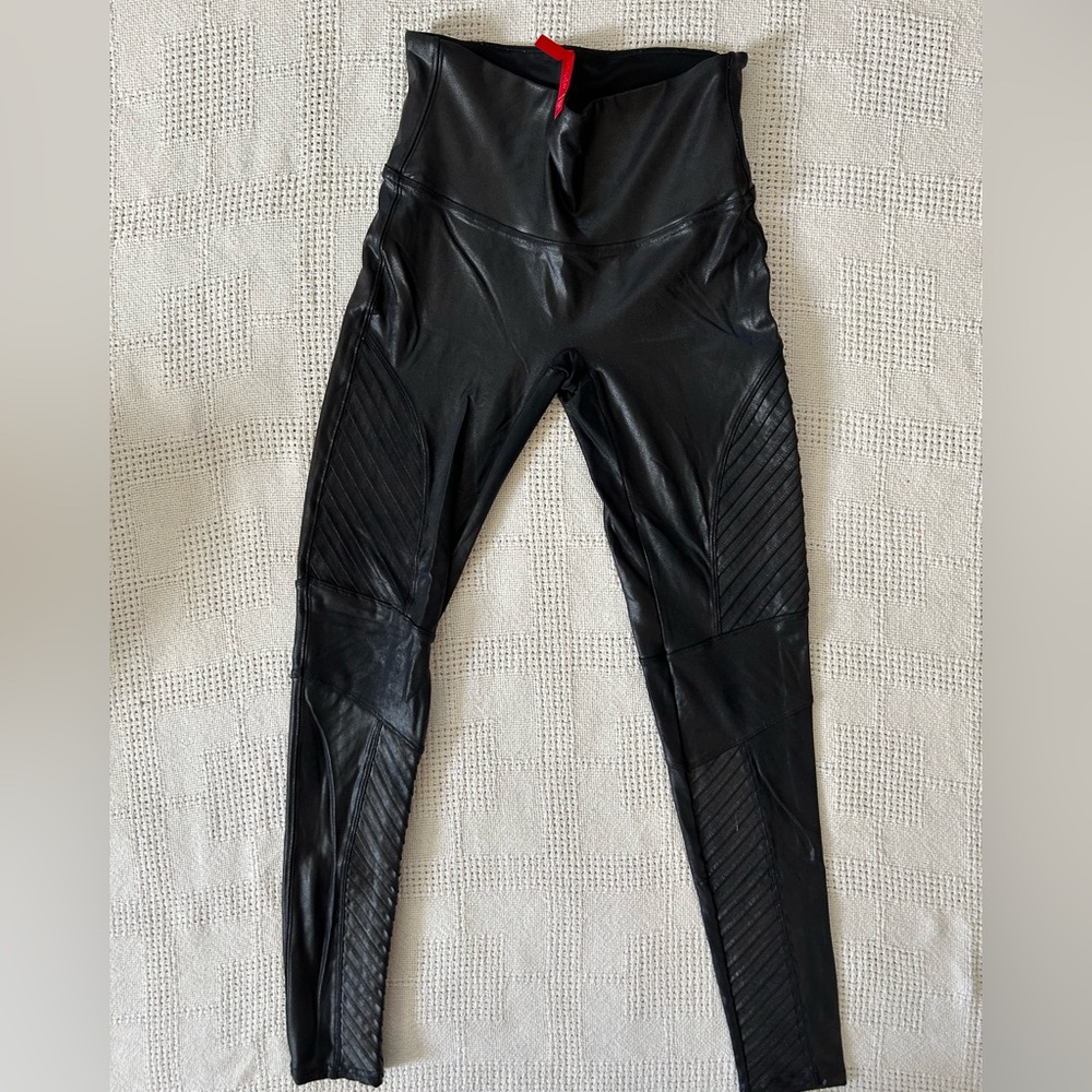 Commando Black Moto Leggings